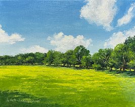 Hollett-Bazouzi_VA_Buttercups,NorwoodPlantation_Oil_8x10_4465 smallerjpg