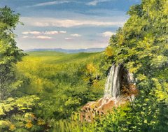 Falling Spring Falls V, Covington Va Sept (study)