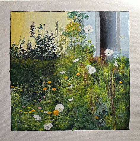 Hollett-Bazouzi_Wildflowers 1_oil on canvas_24x24_6569