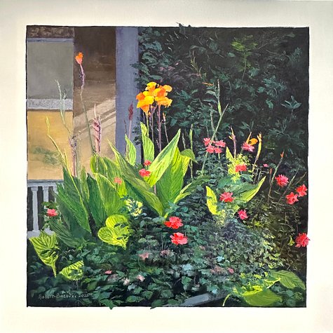 Hollett-Bazouzi_Wildflowers 3_oil on canvas_24x24_6812